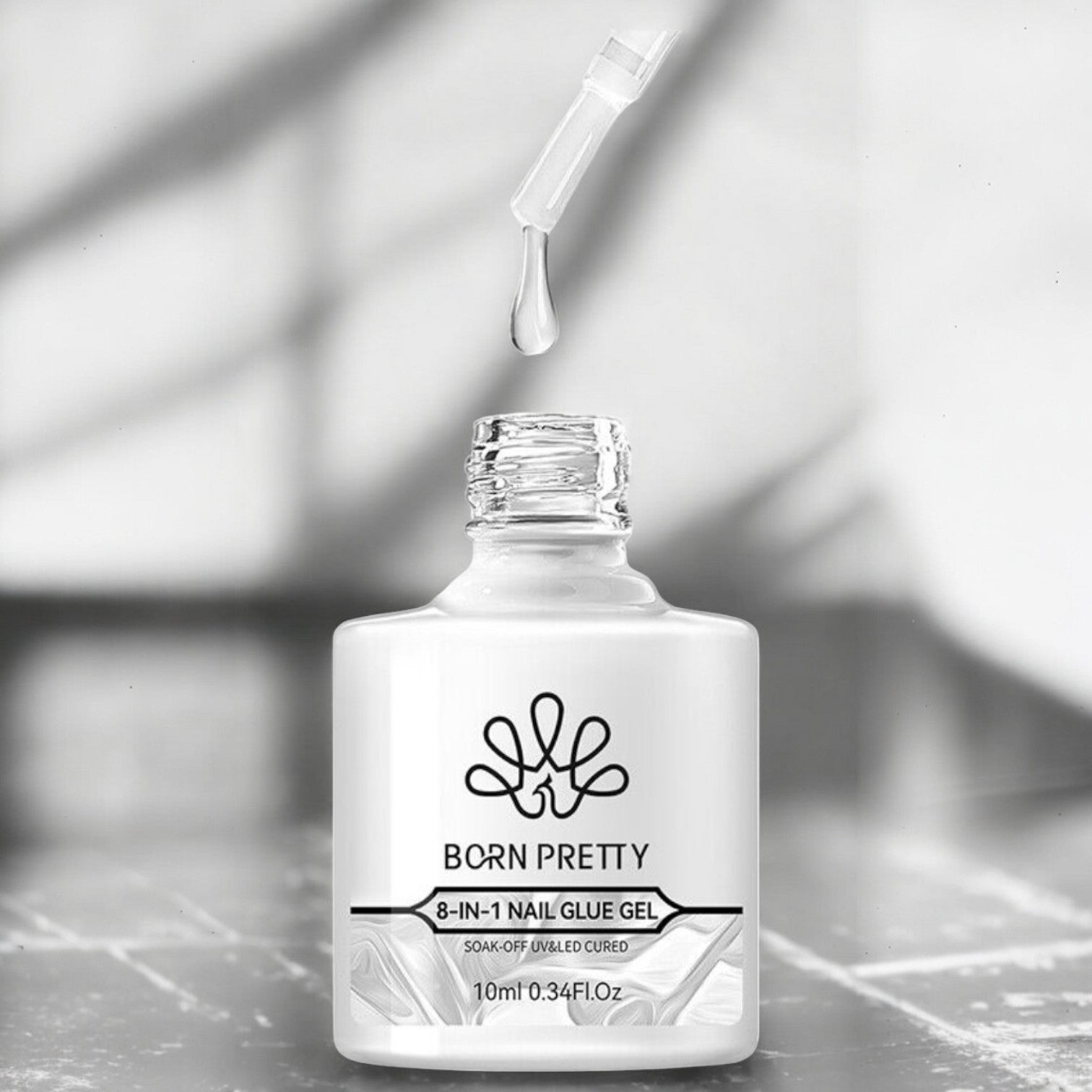 10ml Base Gel, Top Coat & Verstärkungs-Gel für Nägel – Soak-Off UV/LED Nagellack Gel für Nail Art Tools